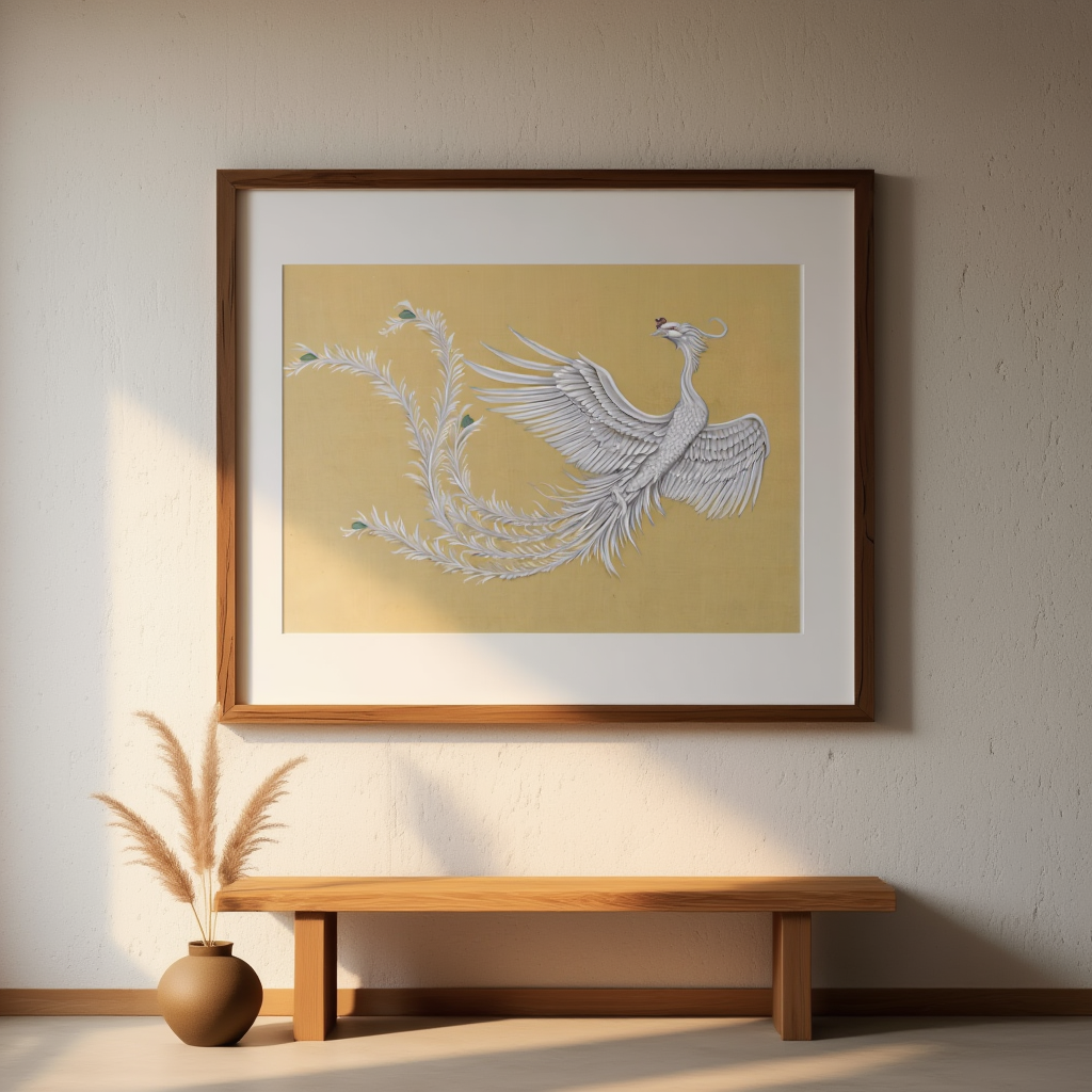 Kamisaka Sekka - White Phoenix Hakuho