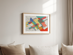 Geometric Bauhaus Design No. 1 Print – Modern Abstract Art Poster