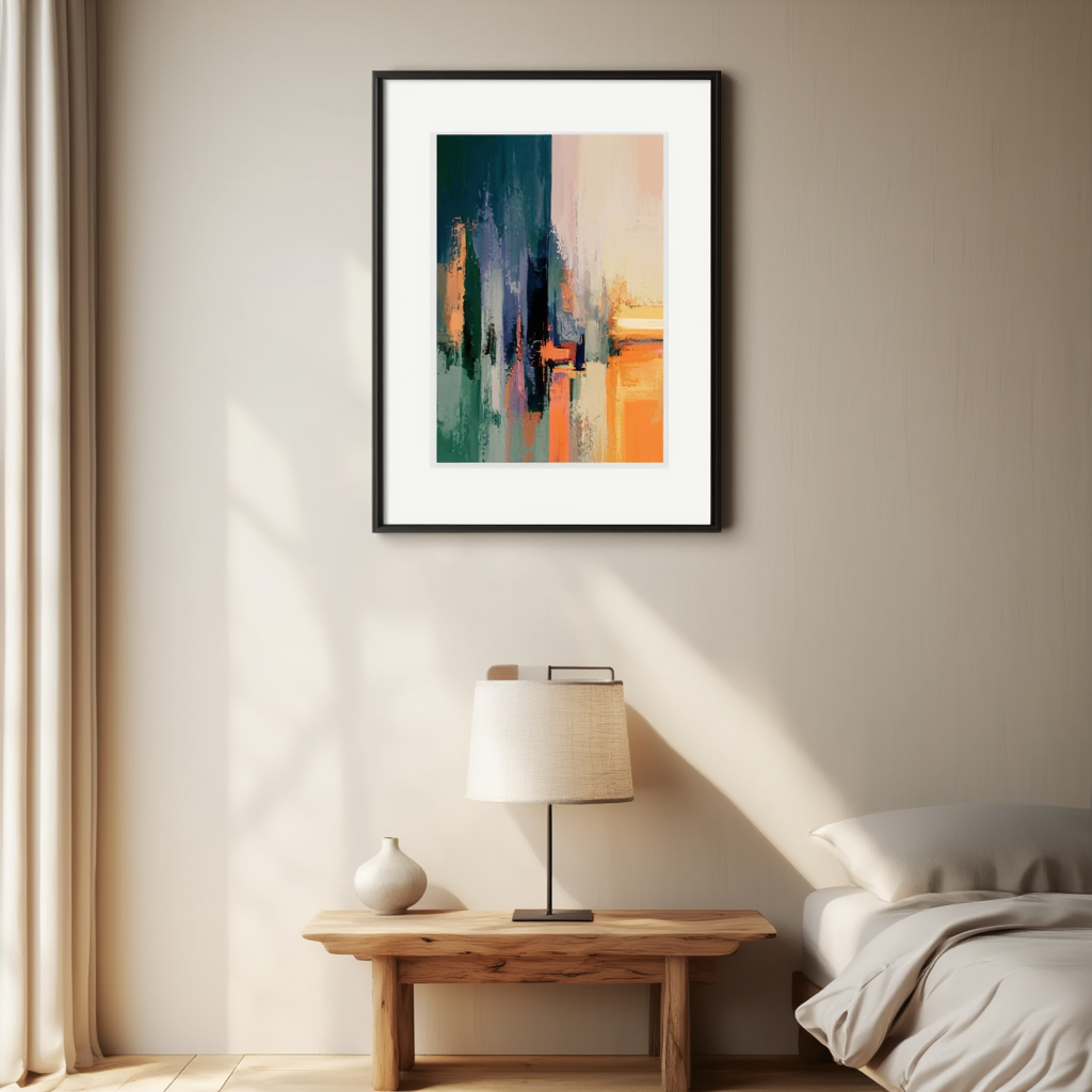 Colorful Brush Strokes Poster