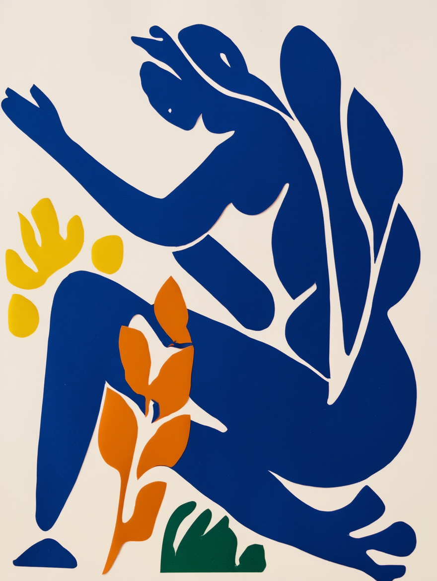 Matisse Figurative – Set of 5 Abstract Prints