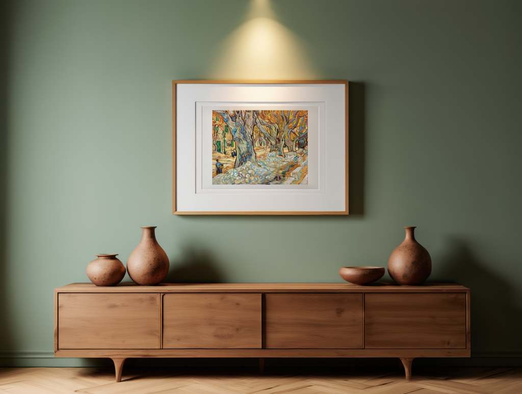 Vincent Van Gogh - The Large Plane Trees Poster