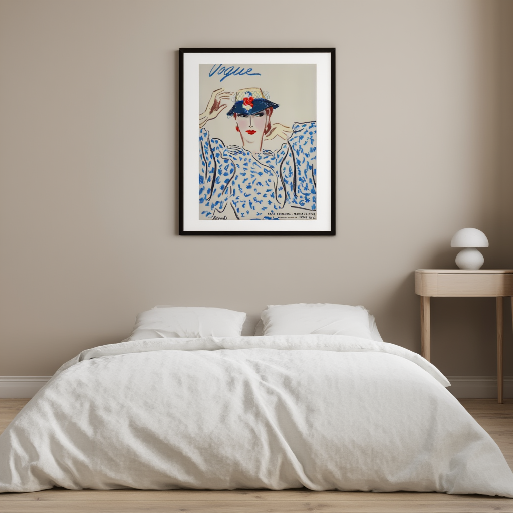 Vogue March 15, 1935 – Vintage Fashion Illustration Poster