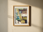 Léon Spilliaert -  Interior with Chair and Opaline Lamp