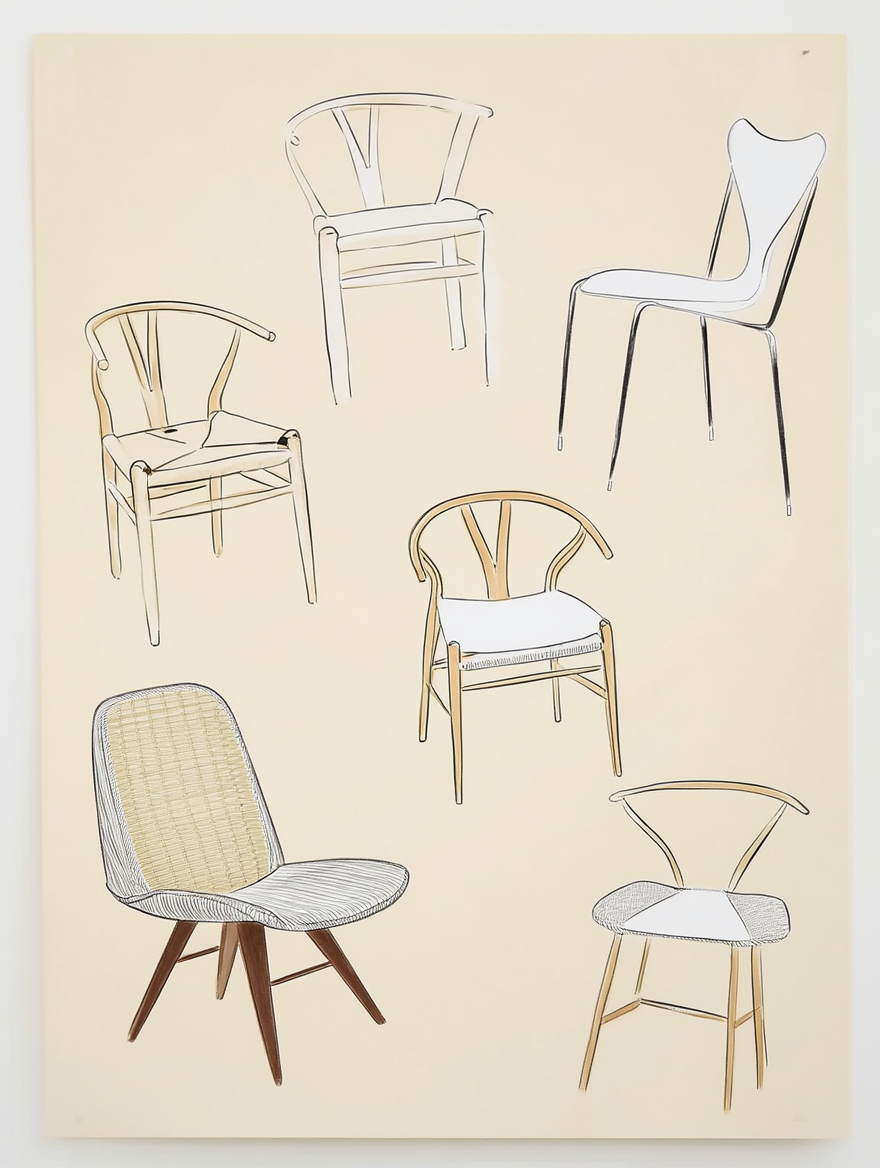 Home Décor Interiors Design Art Print – Minimalist Modern Wall Art