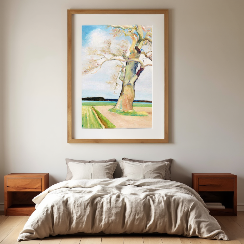 Trees in Field – Torsten Jovinge | Modernist Landscape Art Print