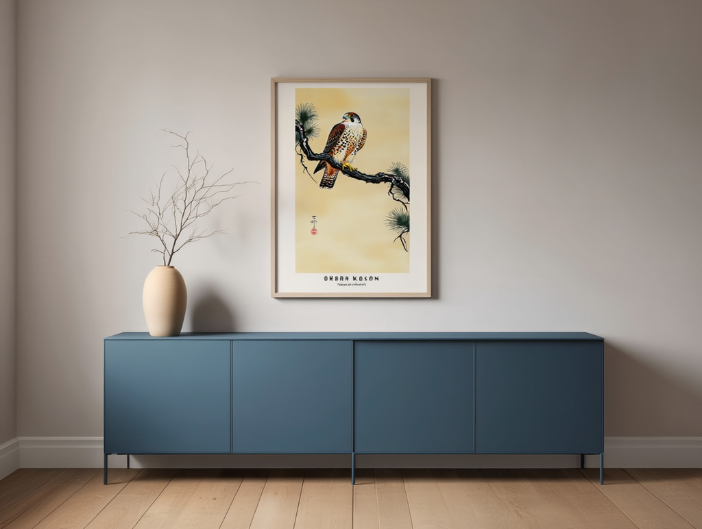 Ohara Koson - Falcon on a Branch Poster