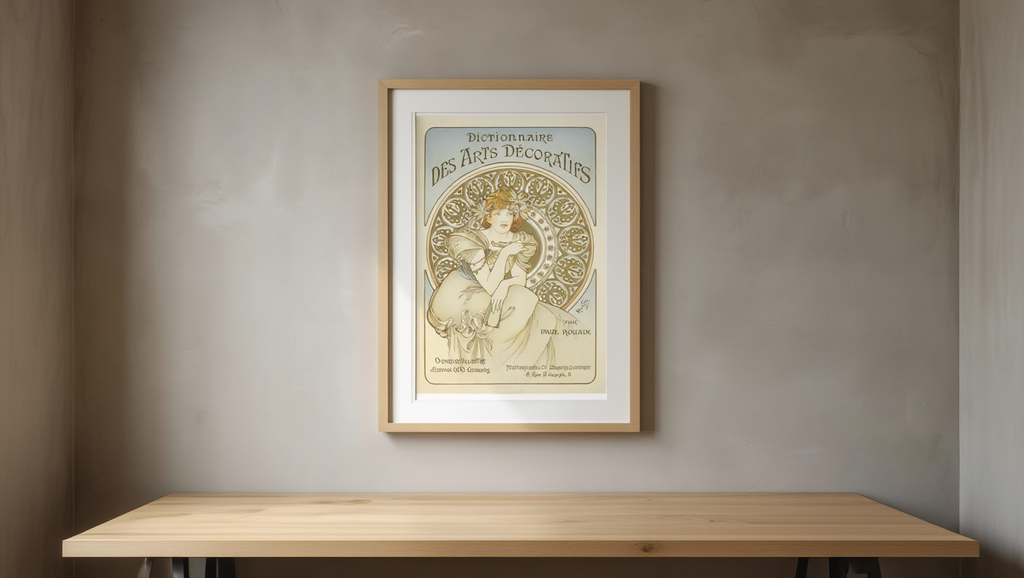 Alphonse Mucha - Dictionnaire des Arts Décoratifs Poster