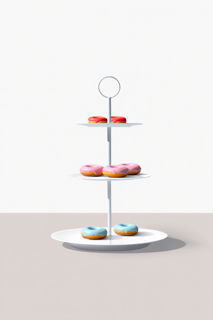 6 Nordic Dessert Prints – Minimalist Cake & Pastry Wall Art for Kitchen, Dining & Living Room Decor