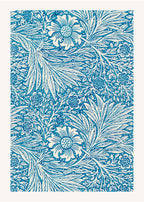 Set of 3 Art Prints  – William Morris Blue Vintage - Hakyarts
