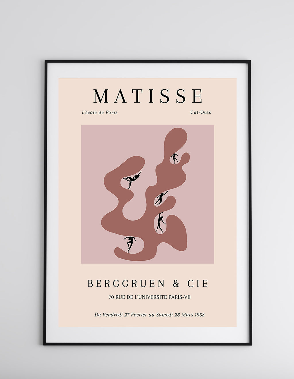 Classic vintage art poster for living room decor