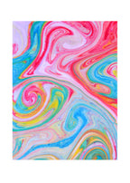 Electric Gelato – Bold Abstract Colorful Wall Art Print