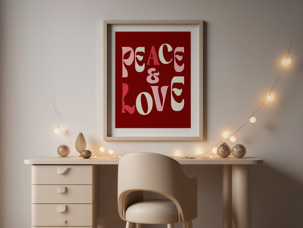 Peace & Love – Art Print