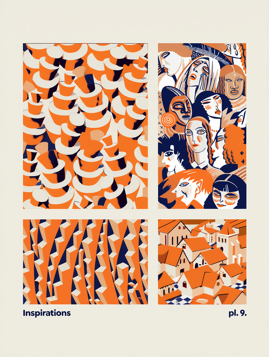 Five Compositions of Middle Eastern Scenes