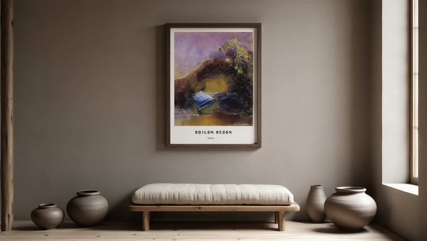 Odilon Redon - Orpheus Poster