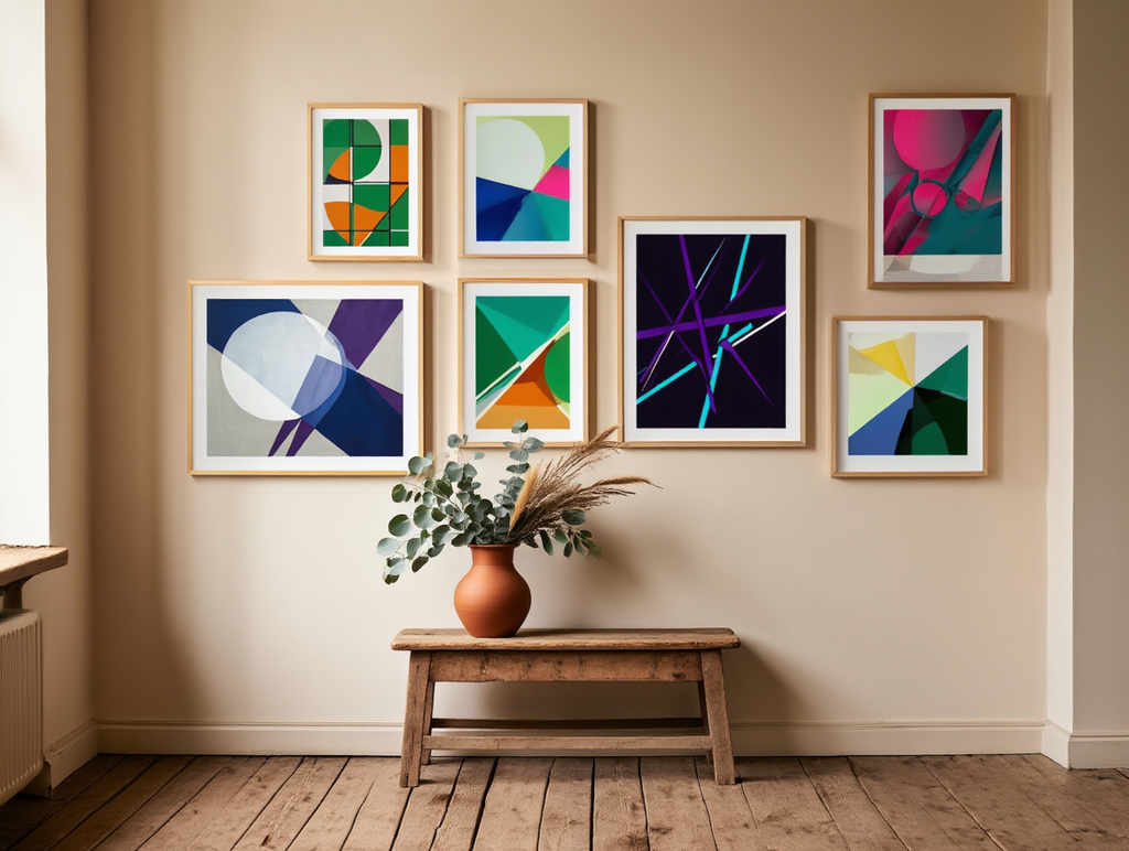 László Moholy-Nagy – 4 Abstract Prints | Modernist Bauhaus Wall Art