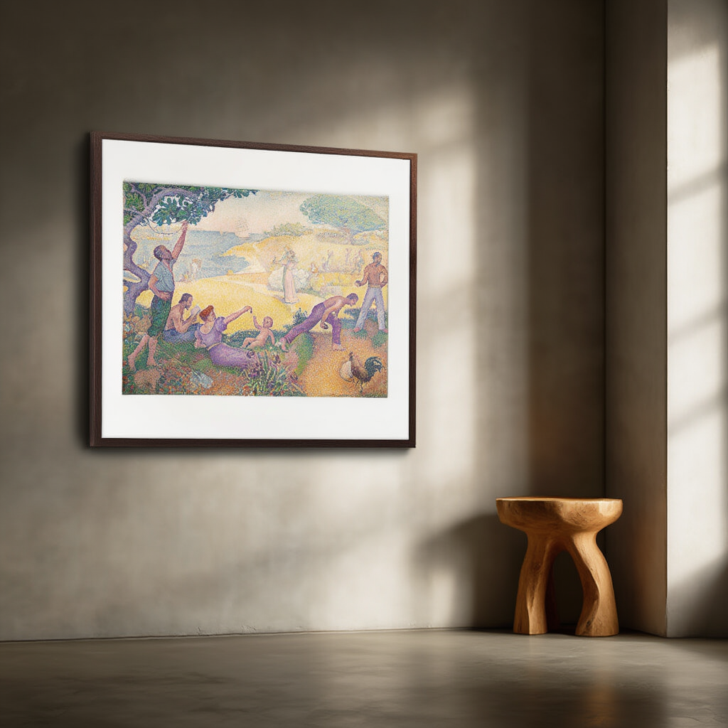 Paul Signac  - Au Temps d'Harmonie Poster