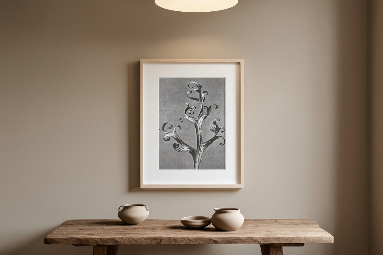 Karl Blossfeldt - Delphinium 'Larkspur'