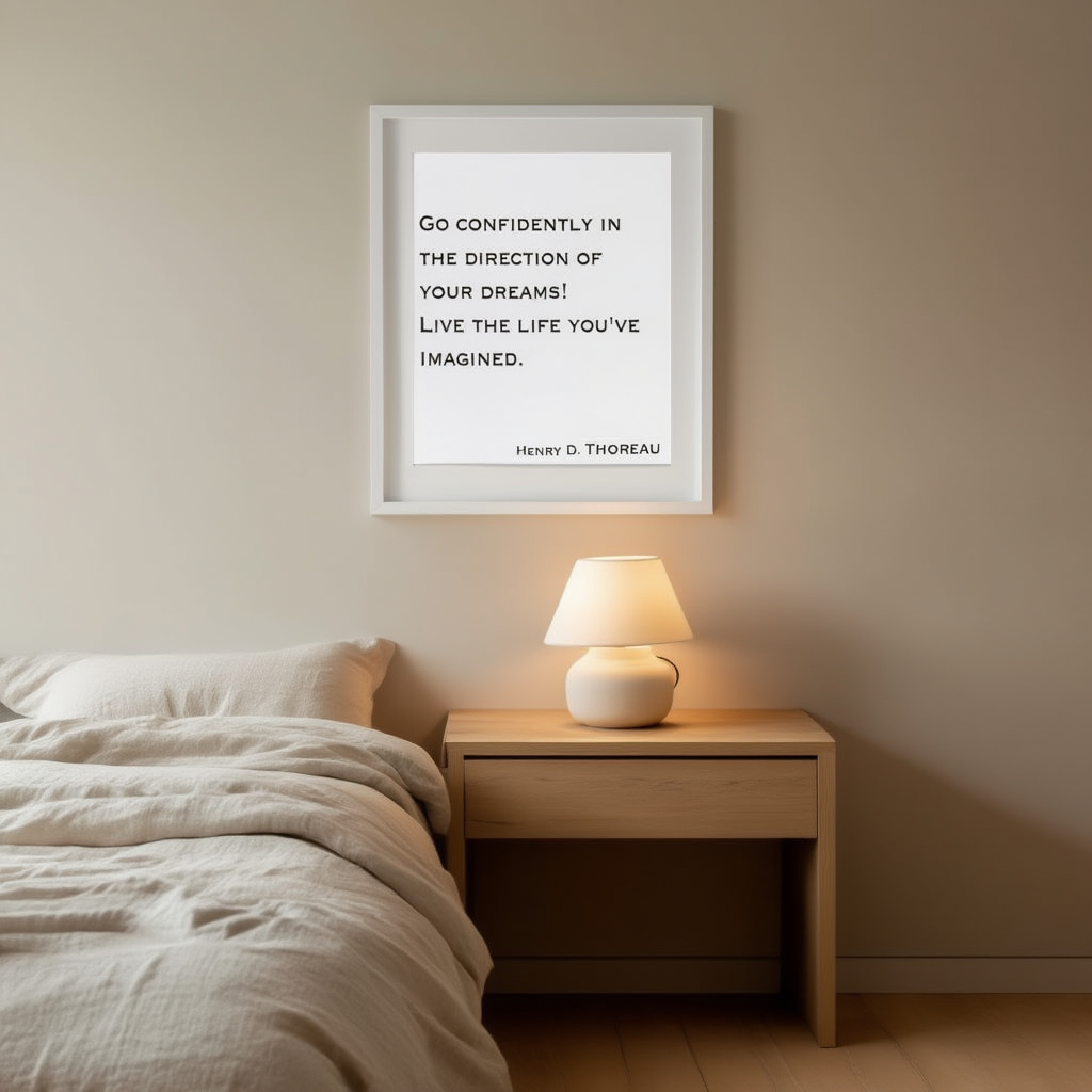 Go Confidently In The Direction Of Your Dreams! Live The Life You've Imagined