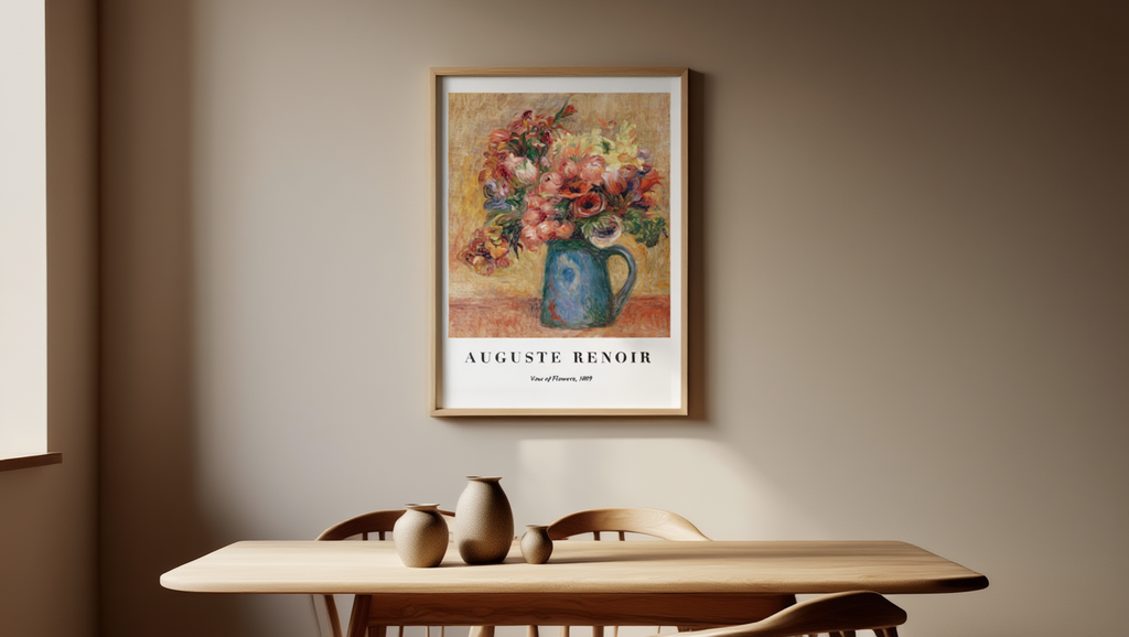 Auguste Renoir – Vase of Flowers Poster