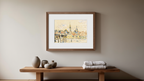 La Charité-sur-Loire – Paul Signac Poster | Neo‑Impressionist Riverside Art Print