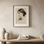 Virginia Woolf – George Charles Beresford (1922) | Portrait Photography Art Print