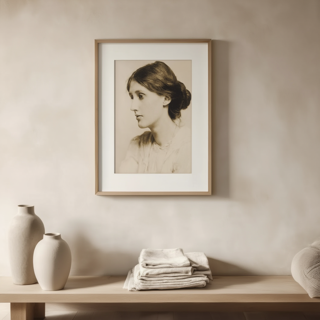 Virginia Woolf – George Charles Beresford (1922) | Portrait Photography Art Print