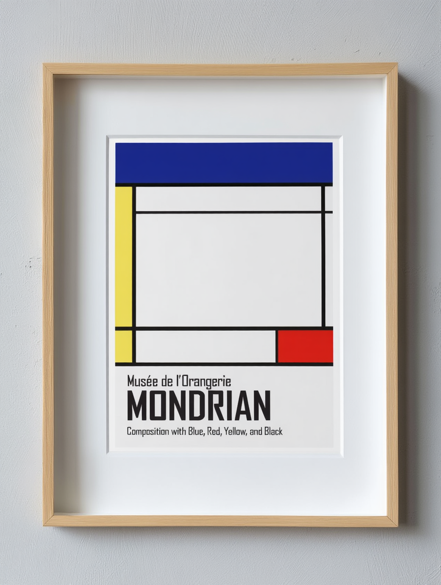 Modernist Balance – Piet Mondrian Geometric Wall Art Prints