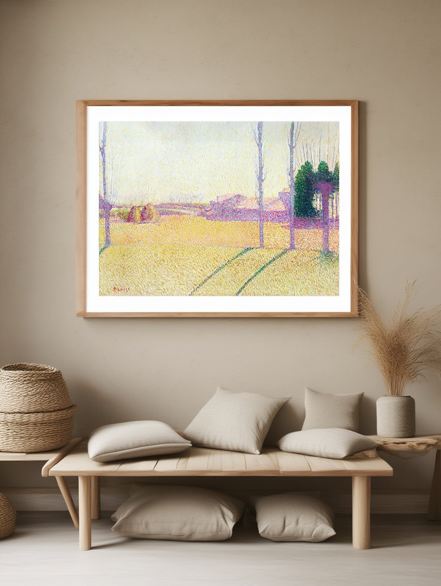 L’hort à Cailhau by Achille Laugé, – Post-Impressionist Garden Landscape Art Print