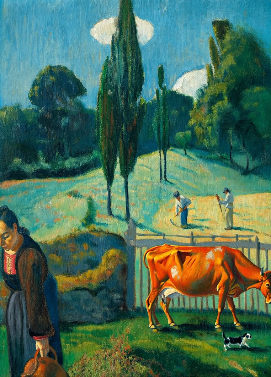 Gauguin Exotic Landscapes – 4 Prints Mix & Match