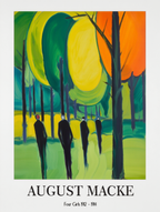 Modern August Macke Art Prints – 4 Vibrant Gallery Prints - Hakyarts