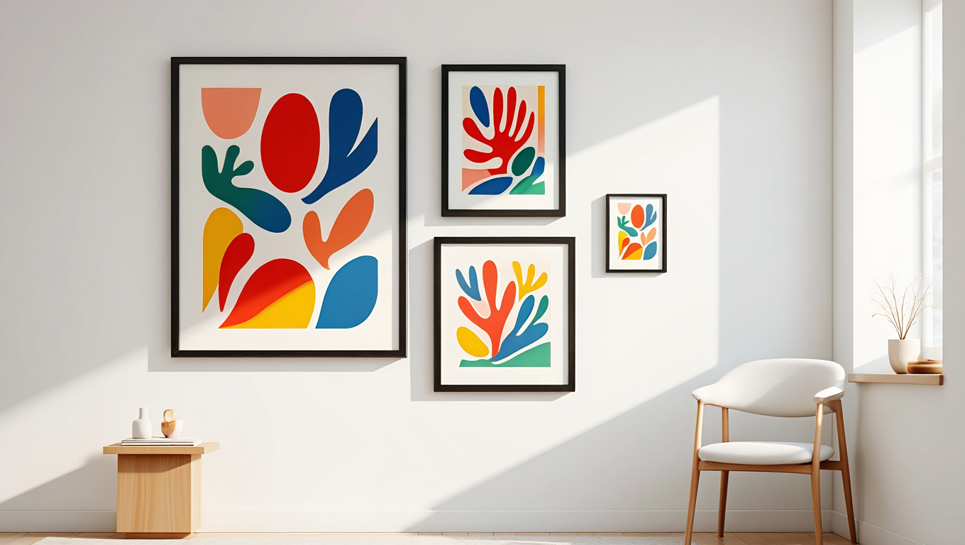 Matisse Bold – Living Room Set of 4 Prints