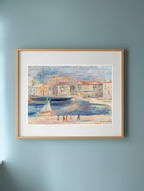 Le Port de Saint-Tropez – Auguste Renoir Poster | Impressionist Coastal Landscape Art Print