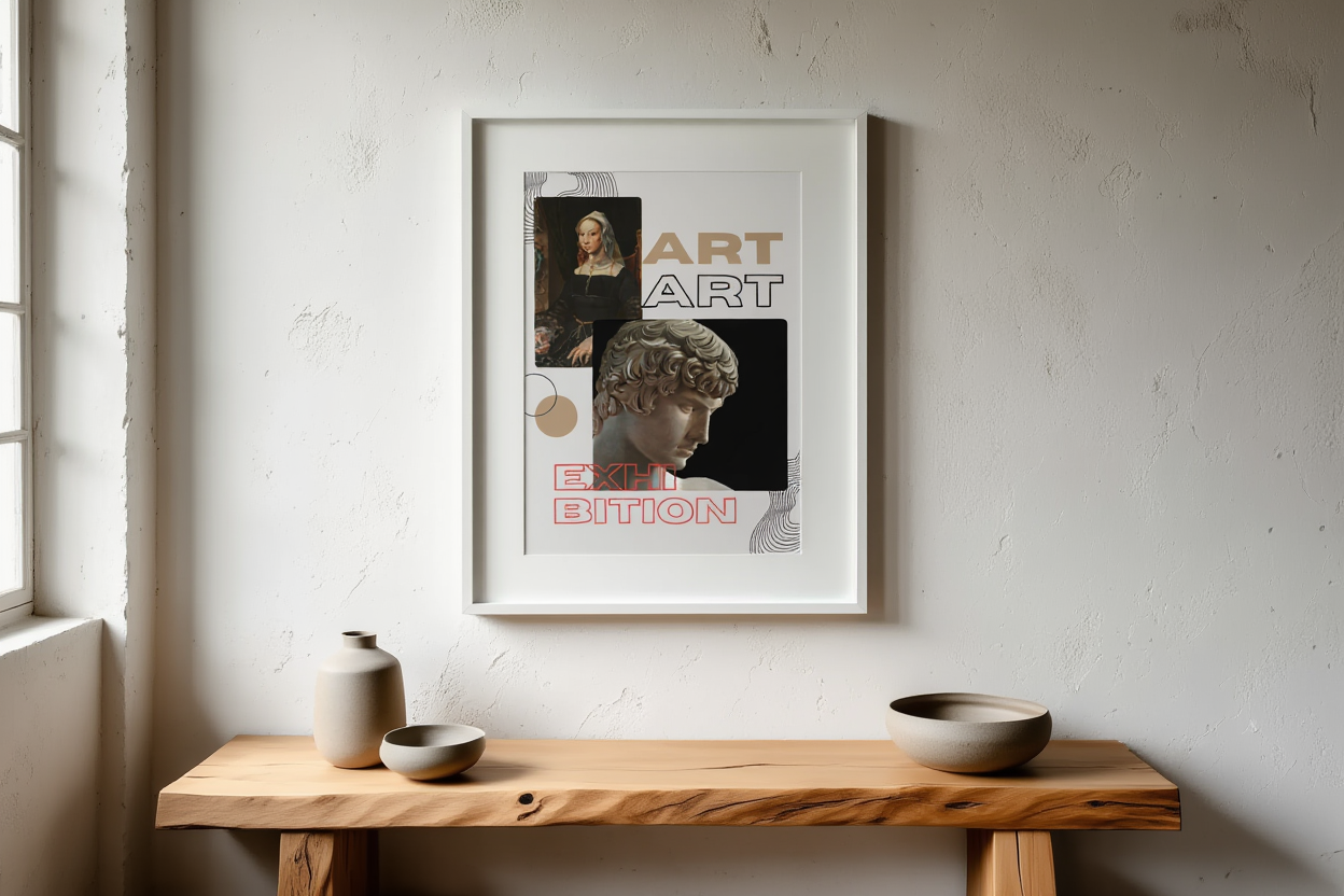 Greek Art Exhibition – Vintage Museum Poster