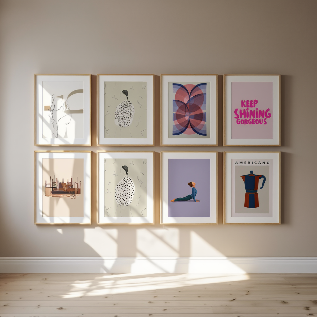 Colorful Geometric Art Prints – Mix & Match Abstract Inspiration