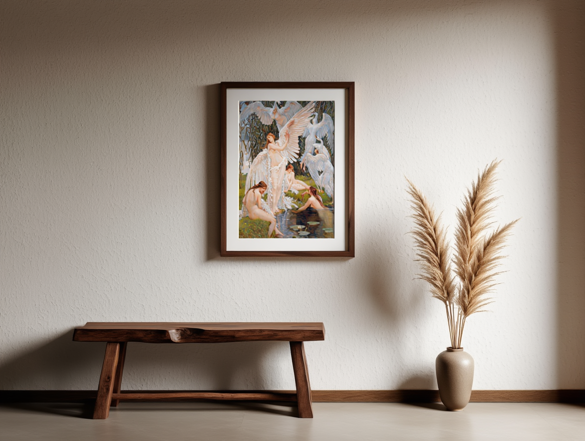 Walter Crane - The Swan Maidens