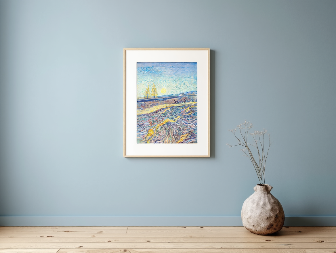 Laboureur Dans Un Champ