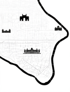 Mumbai City Map Poster – Black and White Minimalist Wall Art Print