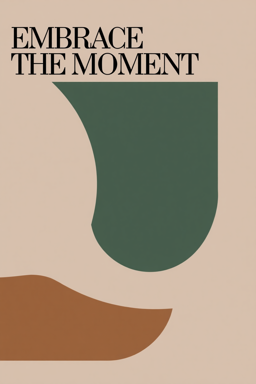 Everyday Affirmations – 4 Modern Typography Prints