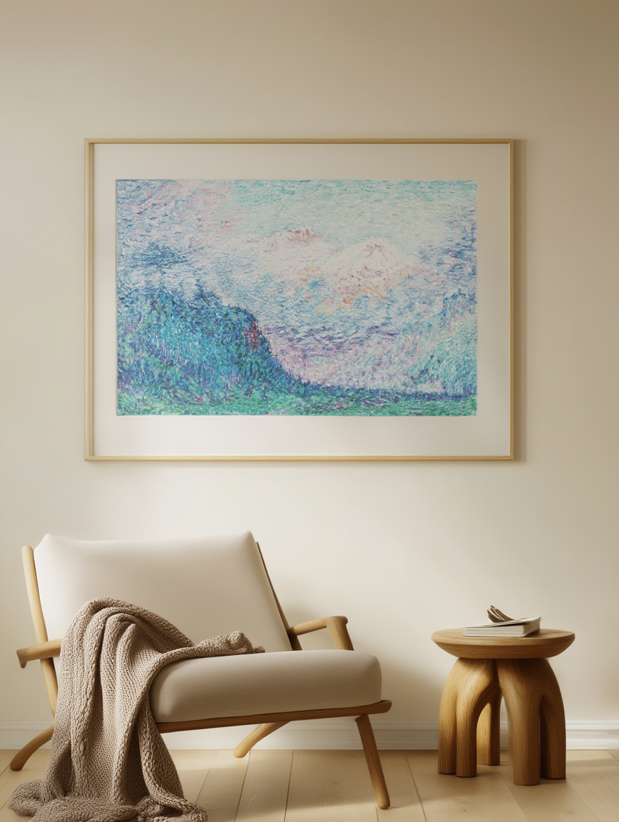 Paul Signac - Les Diablerets 'L’Oldenhorn et le Bécabesson'