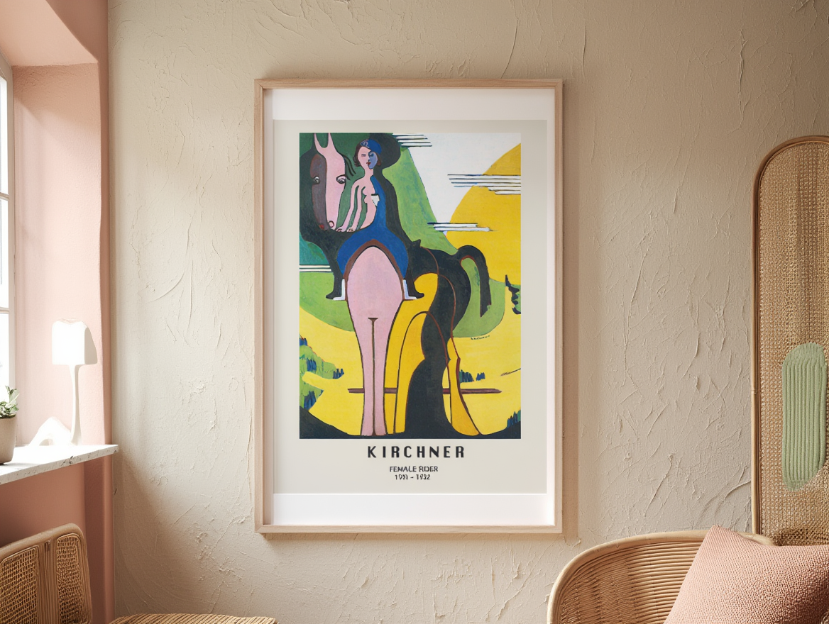 Ernst Ludwig Kirchner - Female Rider Poster