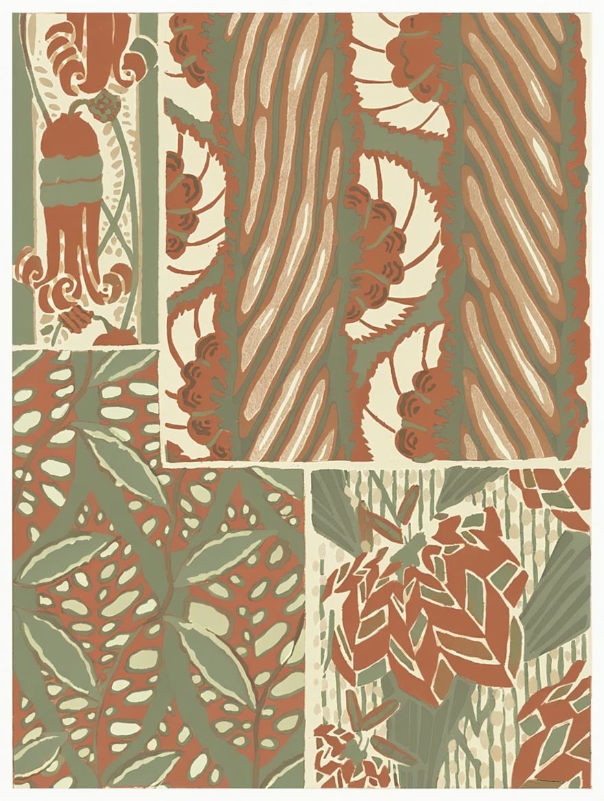 Émile-Allain Séguy – Ornamental Botanica Trio - 3 Prints Mix & Match