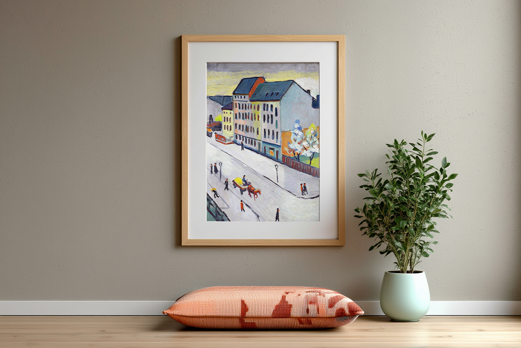 August Macke – Notre rue à Gray | HakyArts