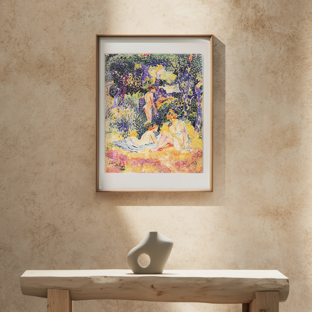 Henri-Edmond Cross - Cross-Le-Bois Annonciade-plakat