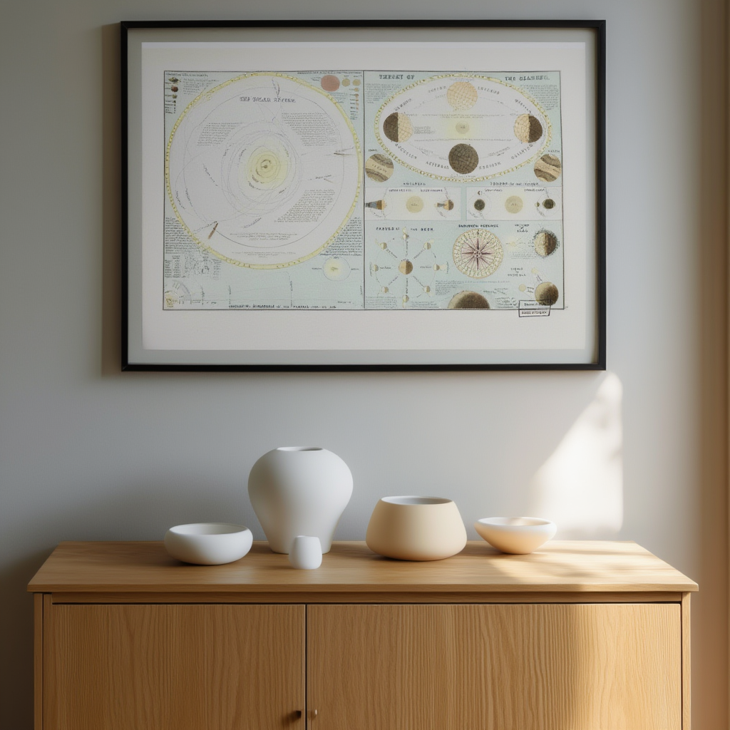 The Solar System – Adam and John Black (19th Century) | Vintage Astronomy Art Print