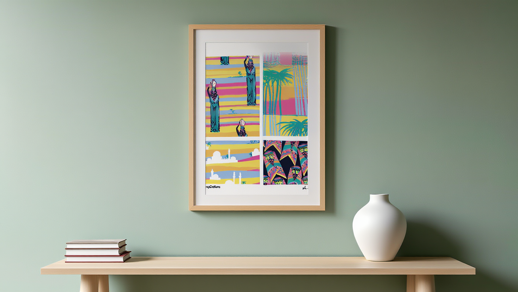 Four Plant Form Compositions – André Durenceau (1928) | Botanical Art Print