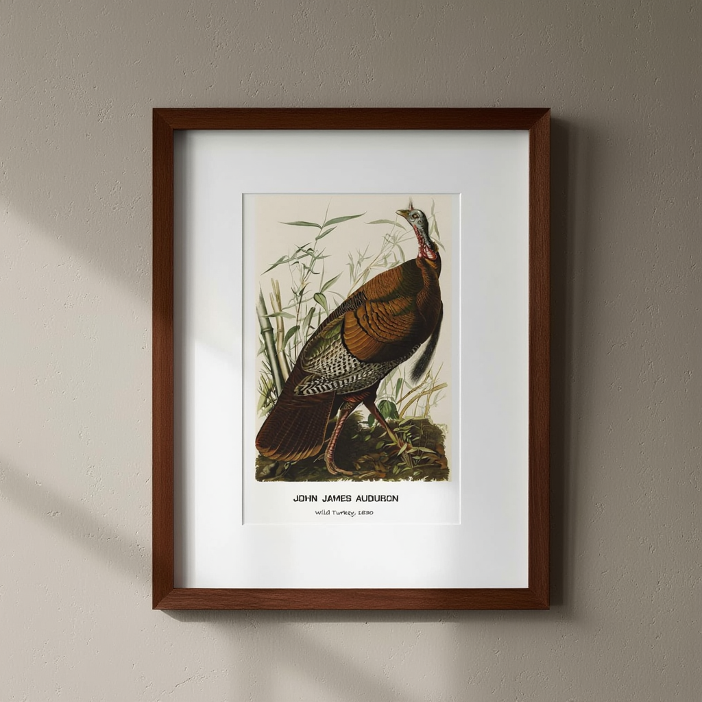John James Audubon - Wild Turkey Poster