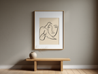 Woman with Dove – Pablo Picasso (1955) | Modern Art Print - Hakyarts