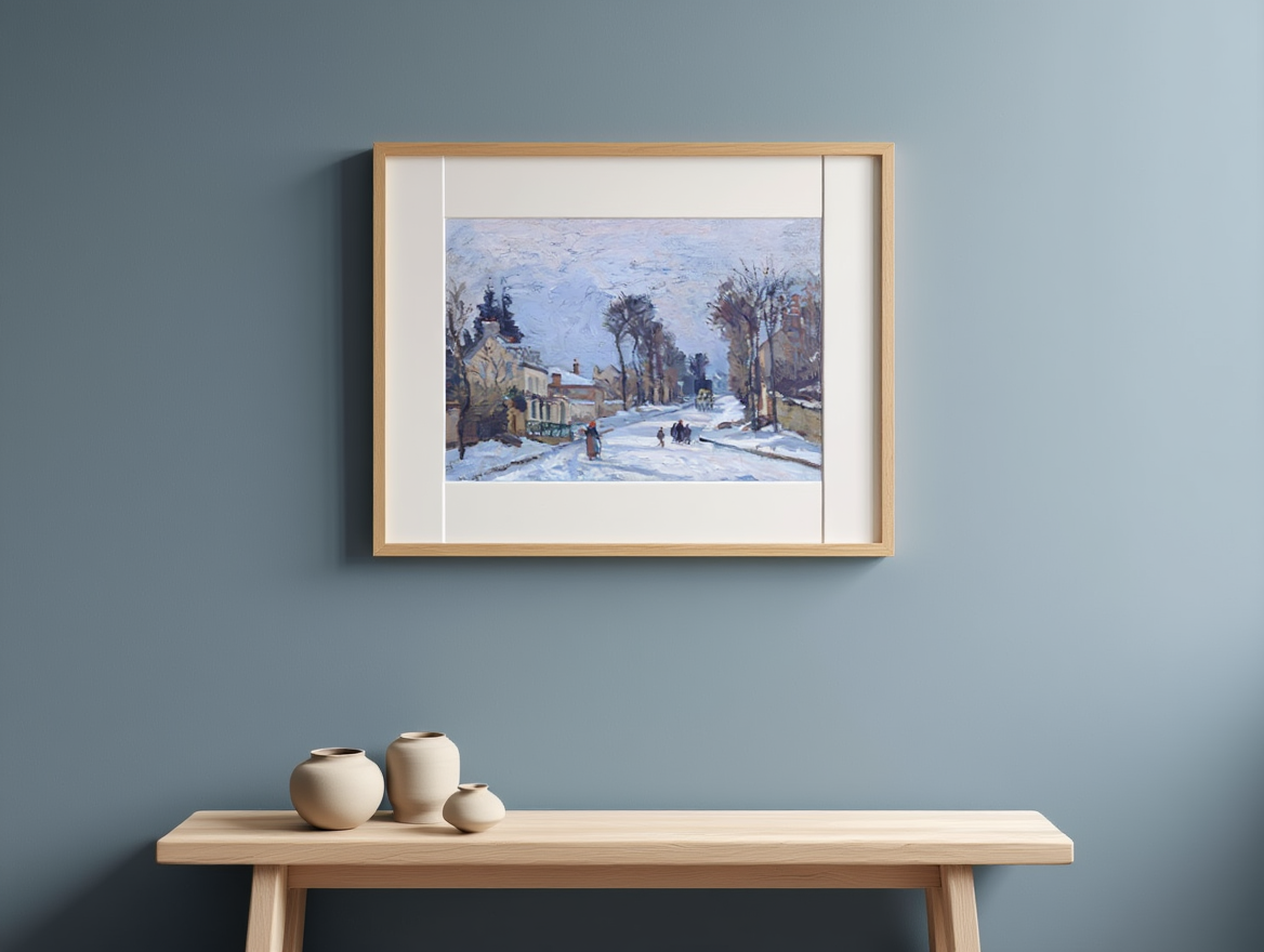 Camille Pissarro - The Road to Versailles at Louveciennes