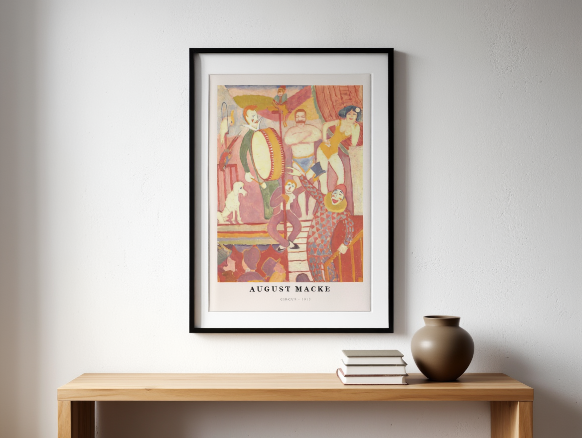 August Macke - Circus Poster