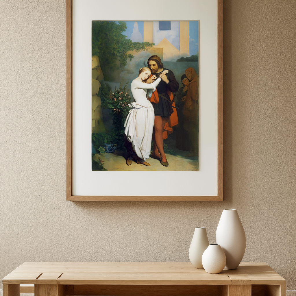 Faust And Marguerite In The Garden by Ary Scheffer